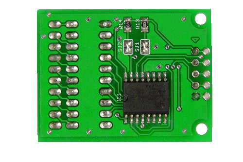 I2C LED-Bar Board (back)