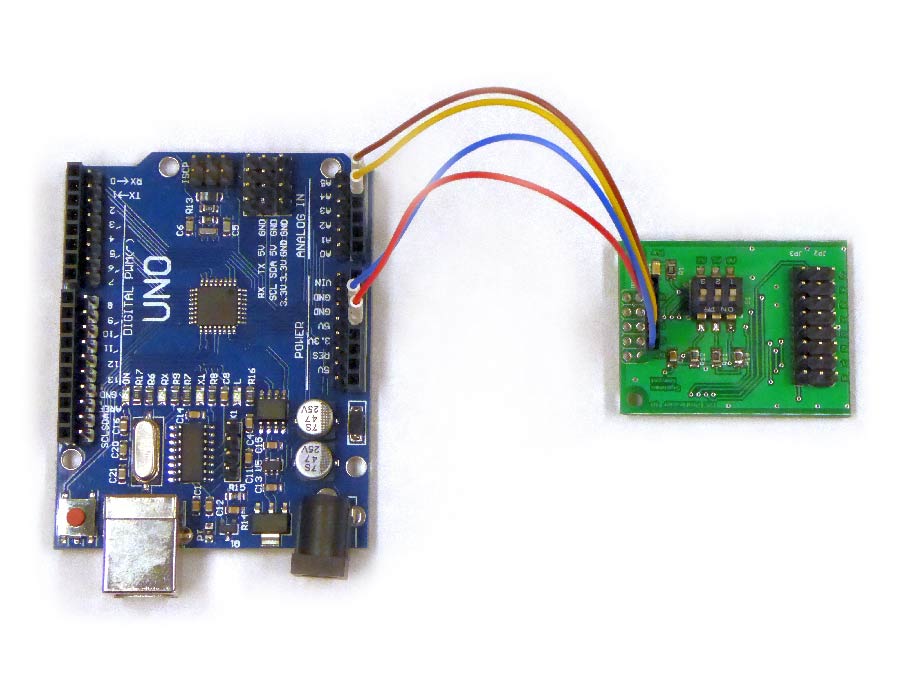 I2C PinHeader IO mit Arduino
