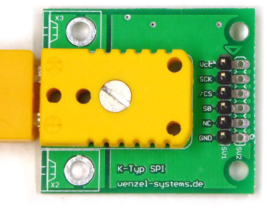 SPI MAX6675 K-Typ Board mit Stecker
